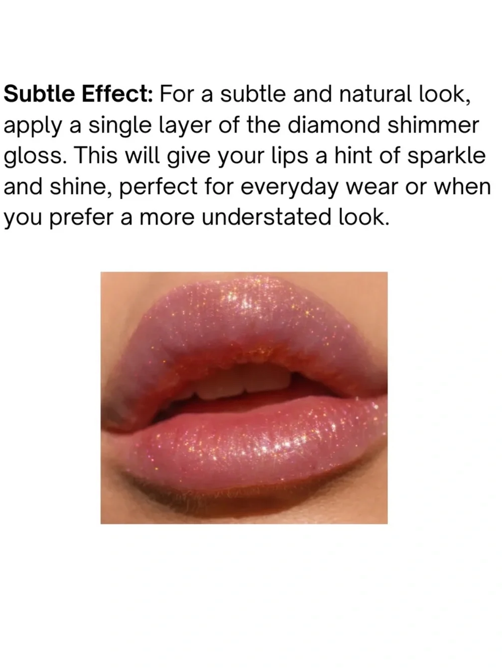 Queen Cosmetics. Stargazing. Diamond Shimmer High Shine Lip Gloss in Pink